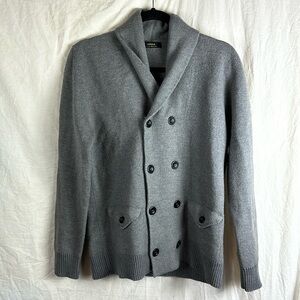ALPHA MASSIMO REBECCHI 100% Lambs Wool Cardigan Sweater Size: 50- medium